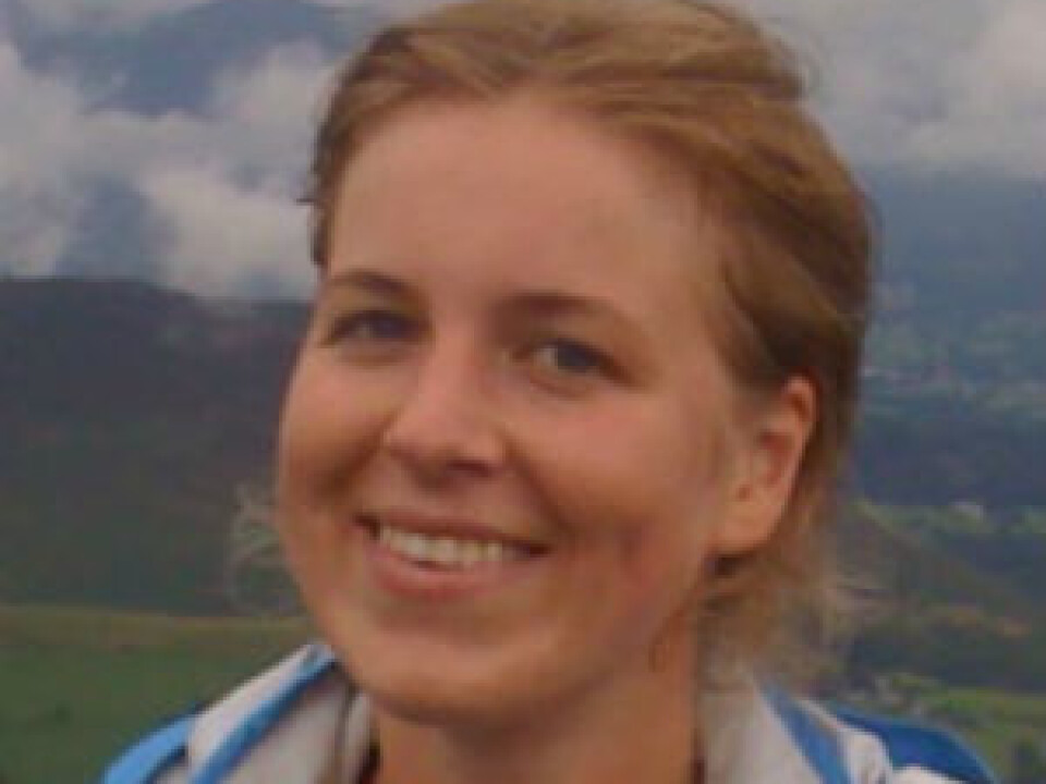 Doctoral research fellow Camilla Mørk Røstvik does not think that the percentage of women at CERN will increase until there are better opportunities to combine work and family life. (Photo: Private photo)