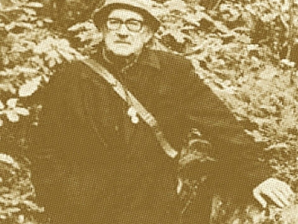Gunnar Degelius, who discovered the lichen atop Galdhøpiggen in 1947, was probably Sweden’s most renowned lichenologist. (Photo from “The Lichenologist”, the journal of the British Lichen Society)