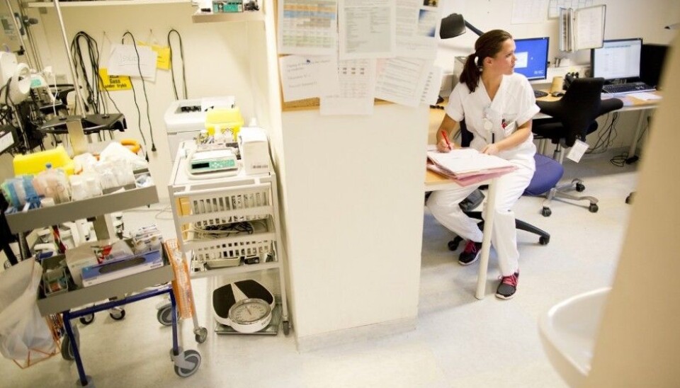 The desire to help others does not make nurses more involved in their job. (Illustrative photo: Tore Meek, NTB scanpix)