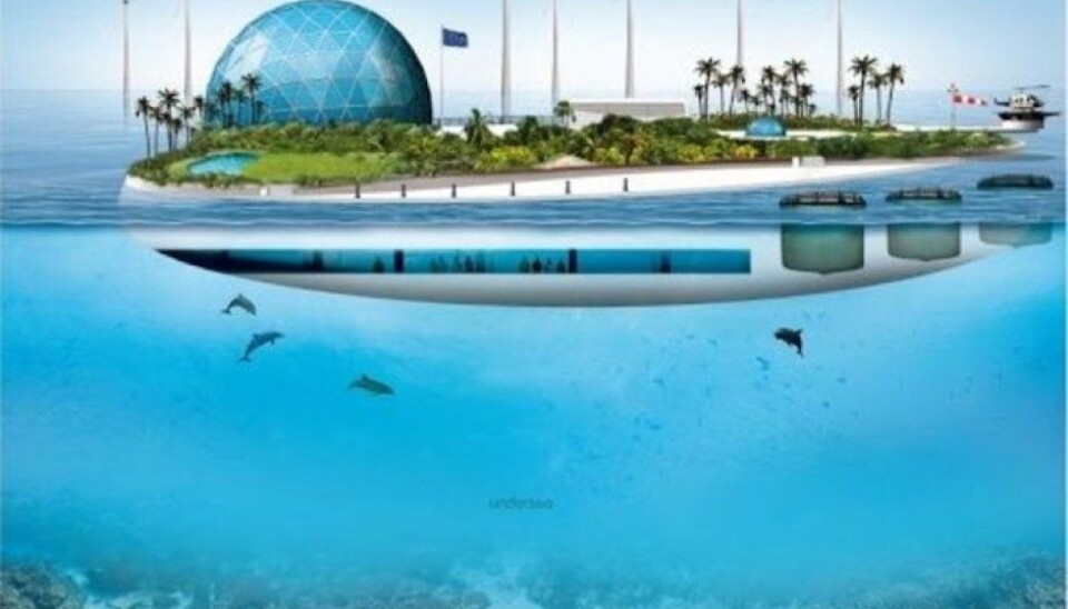 A floating island (Illustration: TROPOS)