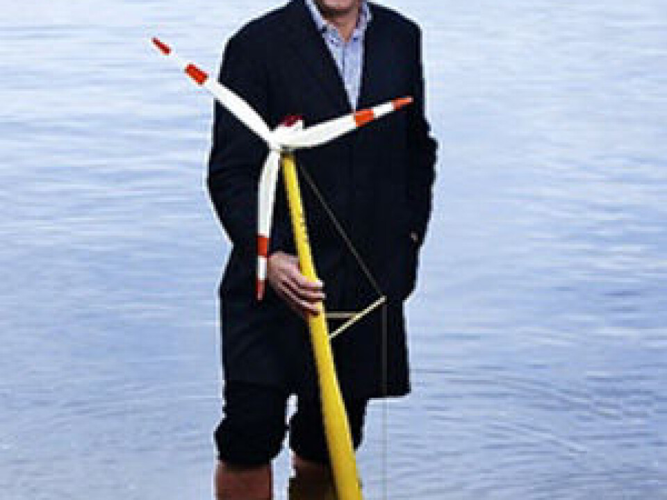'Our target is to have our floating wind turbines ready to sell within three to four years,' says Sway CEO Michal Forland (Photo: Sway)