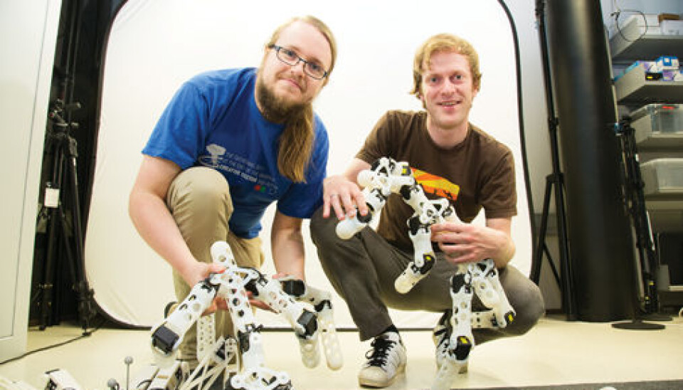 Eivind Samuelsen and Kyrre Glette (Photo: Yngve Vogt)