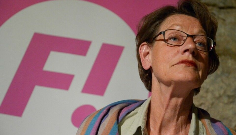 The women’s liberation movement has had its ups and downs but in Sweden nearly 50 percent of the population now call themselves feminists. Gudrun Schyman’s political party, Feminist Initiative [in Swedish: Feministisk Initiativ or Fi], received 5.49 percent of the votes in the European Parliament elections of 2014. (Photo: Jan Erik Henriksson/ Scanpix)