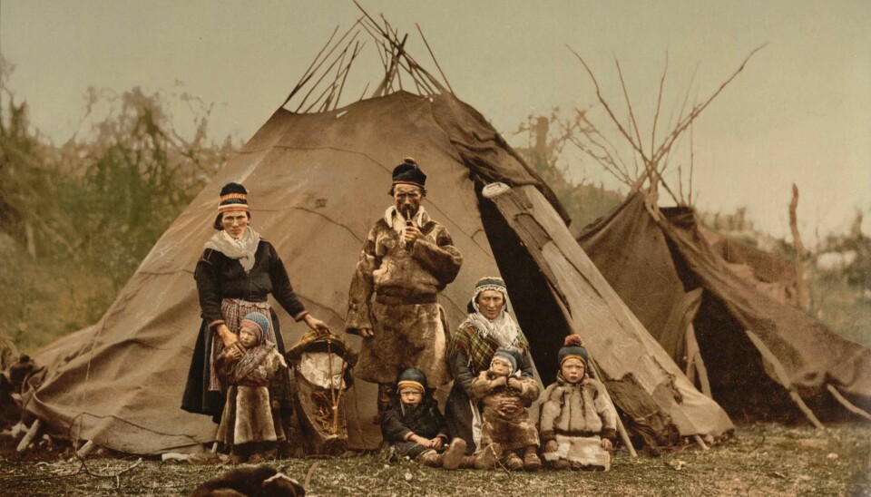 A Sami family, Nordland County, ca. 1900. (Photo: Photoglob AG Zürich/Wikimedia Commons)