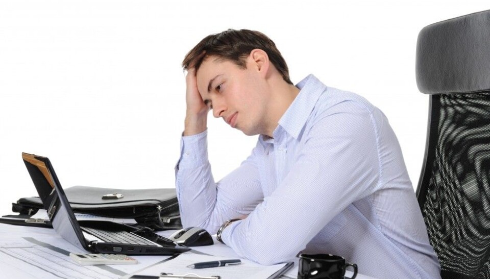 People who are stressed out at work spend less time working out. (Illustration: Colourbox)