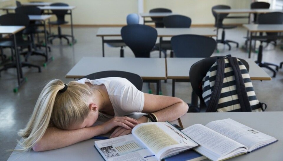 Photo text: Chronic fatigue strikes abruptly and unexpectedly. (Photo: Scanpix, Berit Roald)