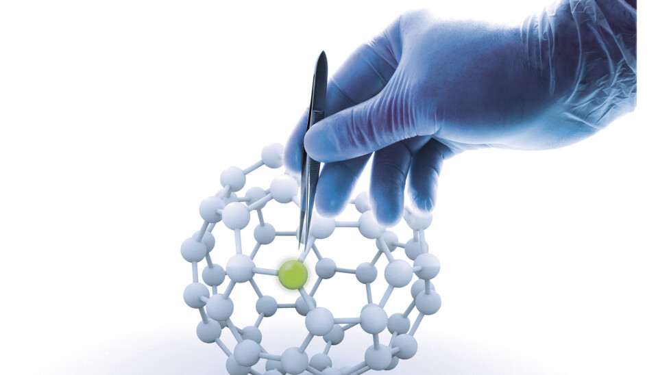 “In nanomedicine we need to understand physical phenomena on a nano scale, forming as correct a picture as possible of molecular phenomena. In this context, quantum chemical calculations are important,” says Michele Cascella. (Illustration: Hanne Utigard)