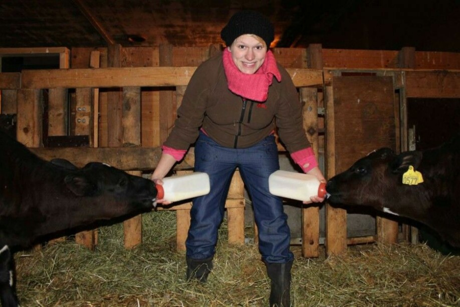 Julie Føske Johnsen worked as a veterinarian for three years. She witnessed barn practices that did not work so well and wanted to do something about it. Now she is a researcher at the Norwegian Veterinary Institute.