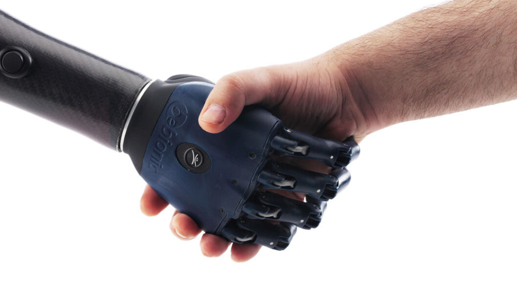 The concept of touch technology takes on a new meaning when it is used with prostheses. (Photo: Bebionics)
The concept of touch technology takes on a new meaning when it is used with prostheses. (Photo: Bebionics)