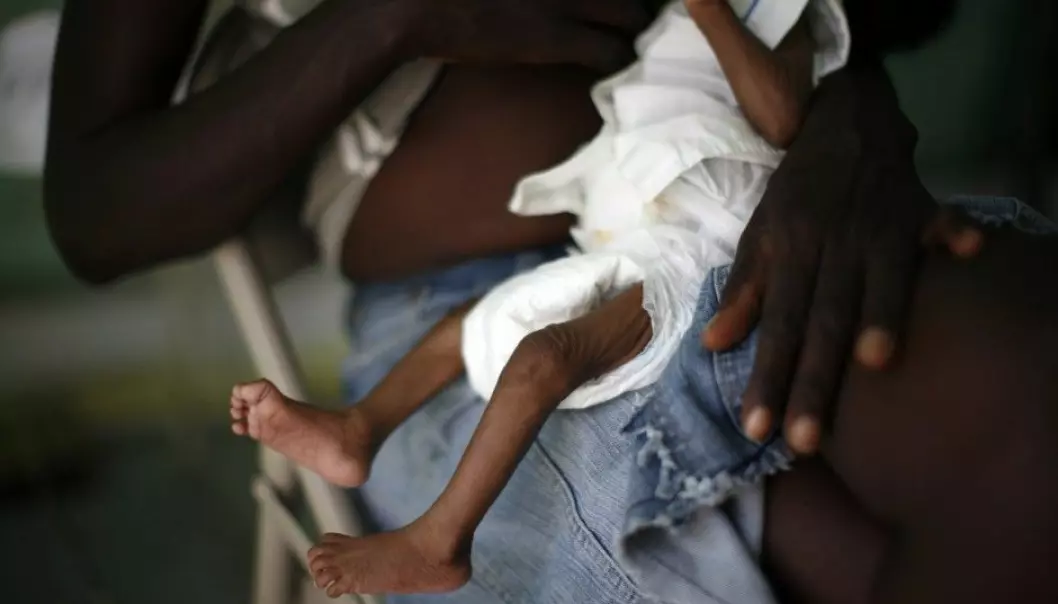 An undernourished boy is breast-fed by his mother at a hospital in Port -au-Prince, Haiti, where diarrhoea and other medical problems became a crisis of its own in the aftermath of the earthquake in 2010. (Illustrative photo: AP Photo/Rodrigo Abd)