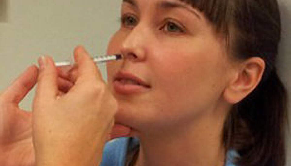 Administering HIV vaccines nasally would be simpler and probably cheaper. (Illustrative photo: Dag Kvale)
