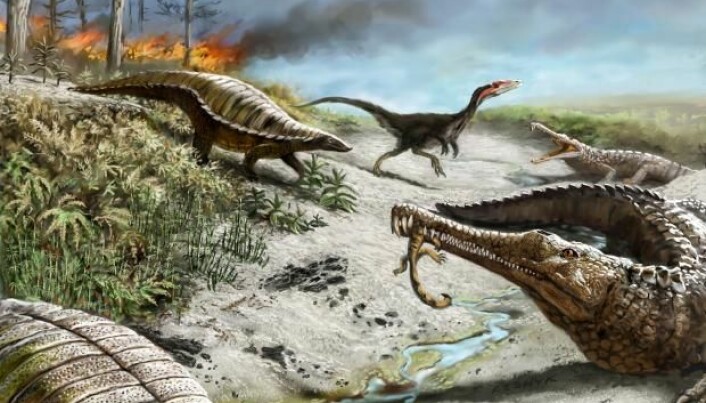 Why dinosaurs avoided the equator for 30 million years