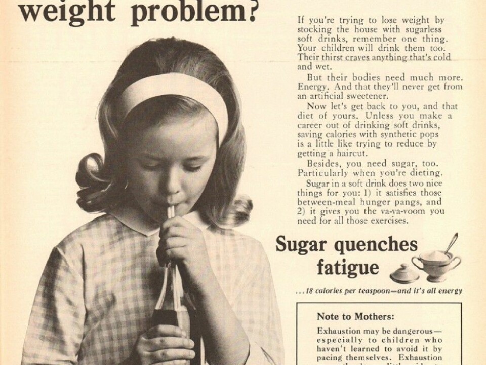 Mothers beware: Fatigue is dangerous so make sure your kids drink sugary sodas before things start going wrong. An ad from the Sugar Information Inc. in Life Magazine in 1965. (Photo: Sugar Information, Inc., made available on flickr by SenseiAlan)