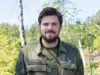 “We face methodological challenges when we observe candidates in chaotic situations, where we have to combine what they do with standardized methods,” says psychologist Joachim Skouverøe. (Photo: Norwegian Armed Forces)