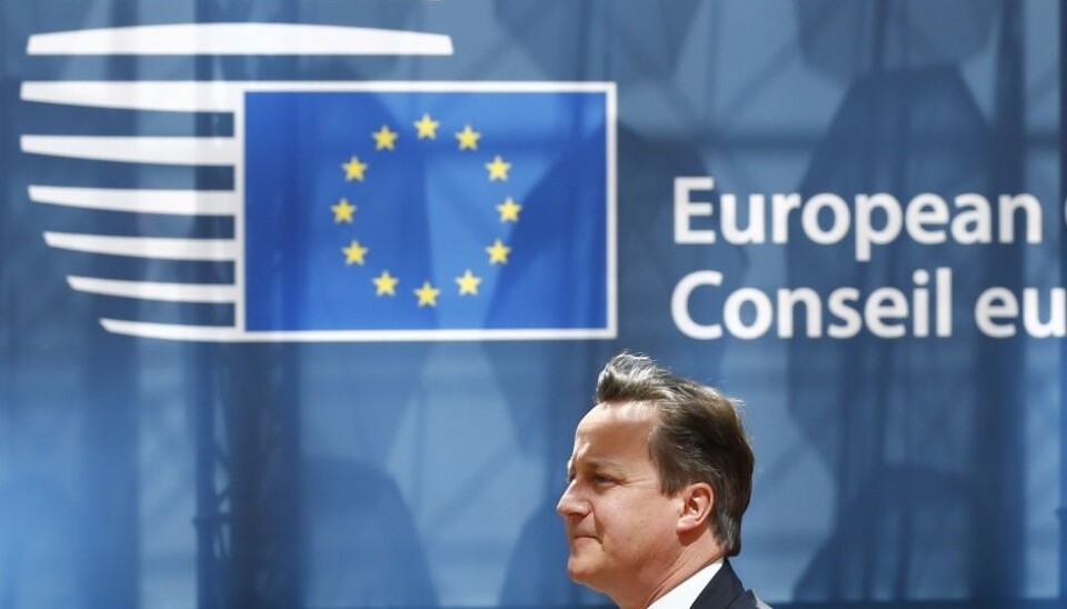 Should the UK decide to leave the EU, it would create the entirely new category of 'ex-member state'. (Photo: Darren Staples, NTB scanpix)