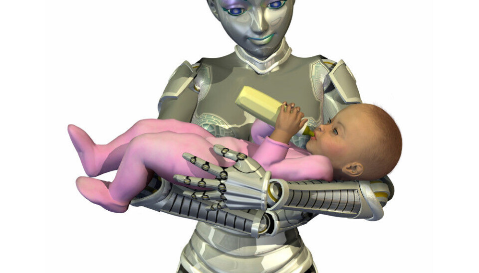 ROBOT MUMMY 'I do not think that we have adequate diversity when it comes to understanding motherhood or fatherhood today. We need more discussion and openness here', maintains Hellstrand, who believes in a future with greater diversity regarding identity, particularly with regard to technological possibilities and social relations in our time. Photo: Linda Bucklin/iStock