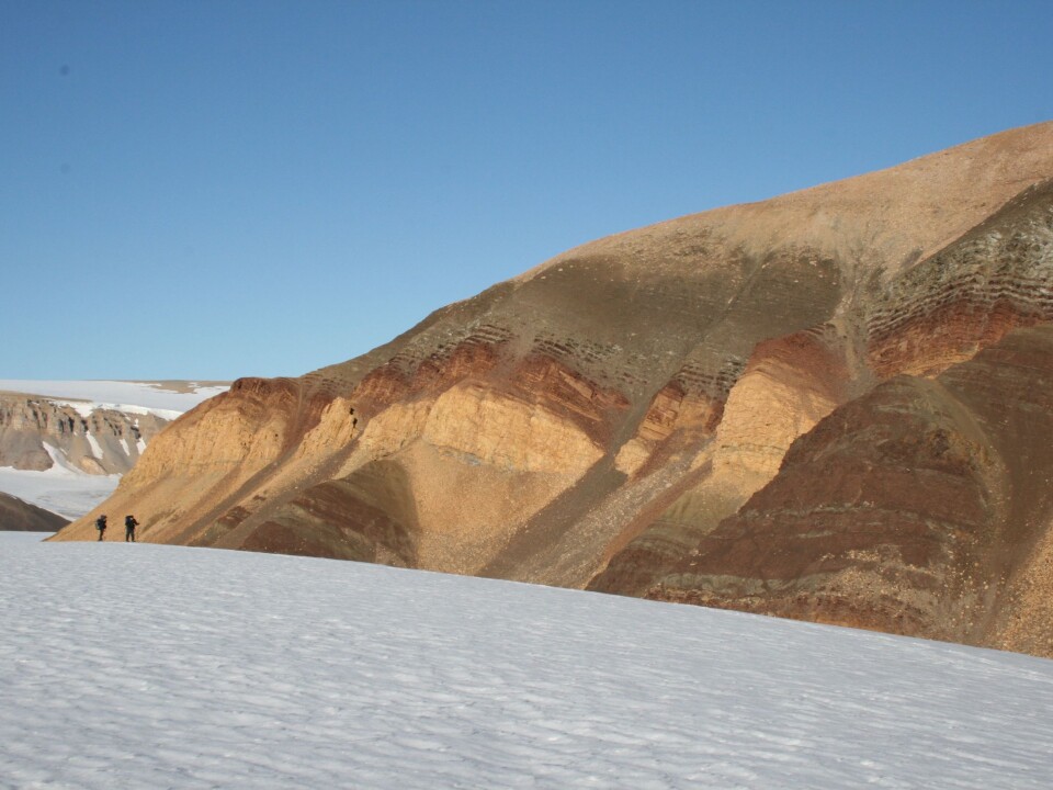 Wilsonbreen, where the fieldwork was undertaken. (Photo: Doug Benn, UNIS)