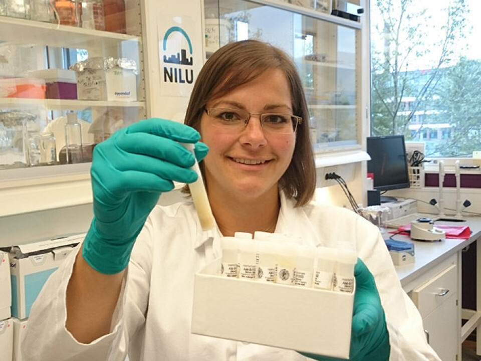 Postdoc Therese Haugdahl Nøst, NILU. (Photo: Linda Hanssen, NILU)