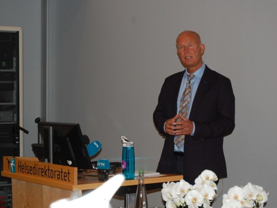 “Many people believe that you have to exercise hard and long for it to have an effect, but it doesn’t take that much,” says Bjørn Guldvog, Norwegian Director General of Health. (Photo: Anne Lise Stranden, forskning.no)