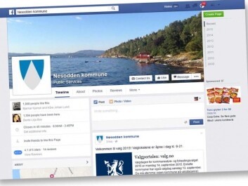 Both the Nesodden municipality administration and the mayor use Facebook to keep in touch with the people, find out their concerns and gather ideas for issues that later can be addressed politically. (Screenshot: forskning.no) Both the Nesodden municipality administration and the mayor use Facebook to keep in touch with the people, find out their concerns and gather ideas for issues that later can be addressed politically. (Screenshot: forskning.no)