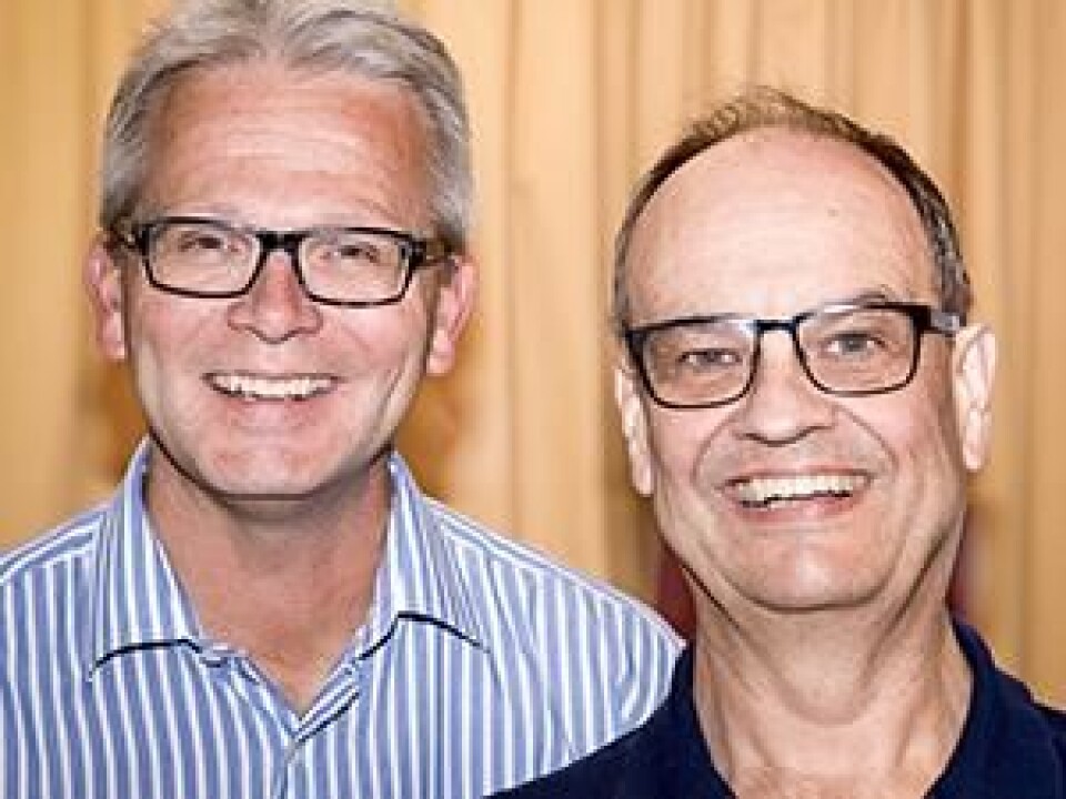 Morten Olaussen (left) and Øystein Holmedal headed the study. (Photo: Øystein Holmedal)
