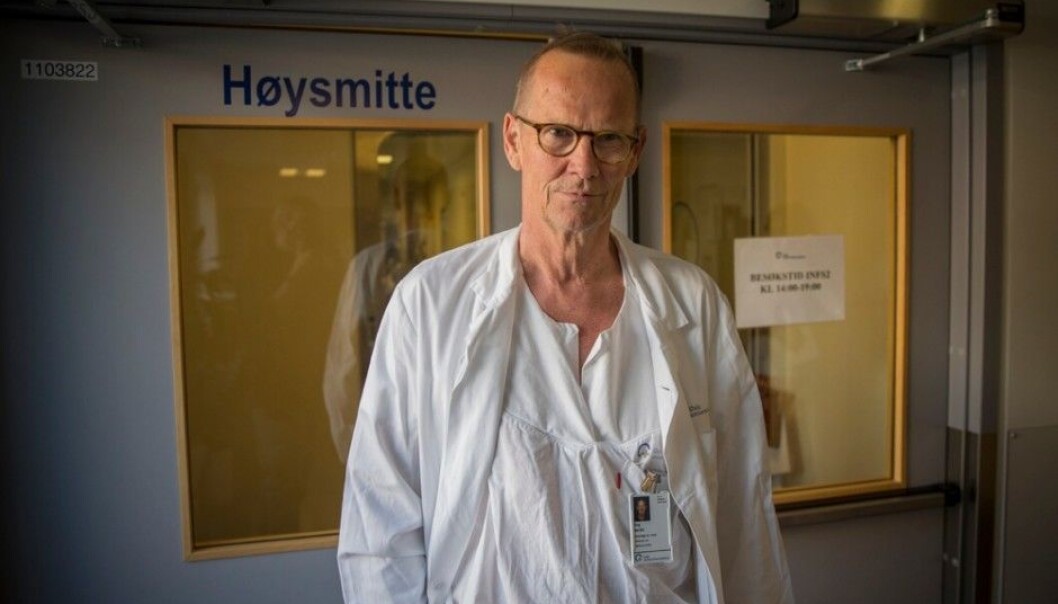 Dag Berild has worked with antimicrobial resistance ever since 2004, when he wrote his dissertation on methods to improve the use of antibiotics. He has been monitoring the antimicrobial resistance situation and has seen the problem arrive in Norway. If we don’t act soon, the future looks very grim, he says. (Photo: Terje Bringedal, scanpix) Dag Berild has worked with antimicrobial resistance ever since 2004, when he wrote his dissertation on methods to improve the use of antibiotics. He has been monitoring the antimicrobial resistance situation and has seen the problem arrive in Norway. If we don’t act soon, the future looks very grim, he says. (Photo: Terje Bringedal, scanpix)