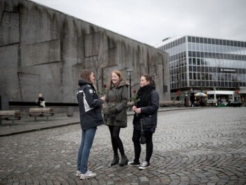 Stavanger was one of the communities that voted in many young candidates in 2011. In this 2012 photo three Stavanger youth are protesting Anders Behring Breivik’s terrorist acts and views. (Photo: Tommy Ellingsen, NTB scanpix) Stavanger was one of the communities that voted in many young candidates in 2011. In this 2012 photo three Stavanger youth are protesting Anders Behring Breivik’s terrorist acts and views. (Photo: Tommy Ellingsen, NTB scanpix)
