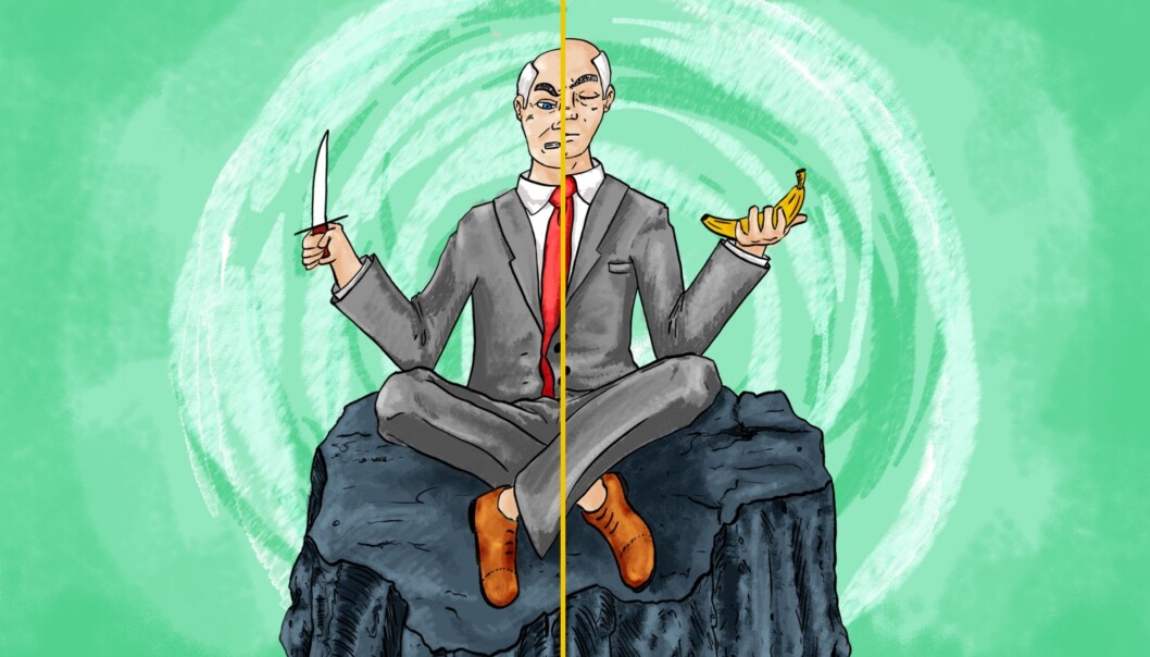 Low blood sugar makes us more prone to anger. How about eating a banana next time you feel your anger rising? (Illustration: Arjun Ahluwalia, University of Bergen) Low blood sugar makes us more prone to anger. How about eating a banana next time you feel your anger rising? (Illustration: Arjun Ahluwalia, University of Bergen)