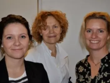 From left: Ragnhild Justad-Berg, Anne Eksild and Ellen Marie Strøm-Roum have used data from the Norwegian Register of Pregnancy Termination to investigate how many women in Norway have more than one abortion. (Photo: Ahus)