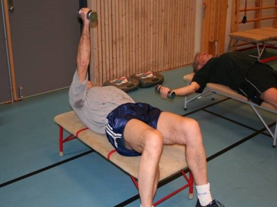 Strength training is effective, also for those who have passed 65 years. (Photo: Hilde Lohne-Seiler)