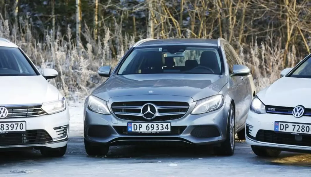 Volkswagen is Norway's most prevalent make of car, and Mercedes carries high status. Yet neither of these can claim the most loyal vehicle owners, according to a study from Nord University. (Photo: NTB Scanpix)