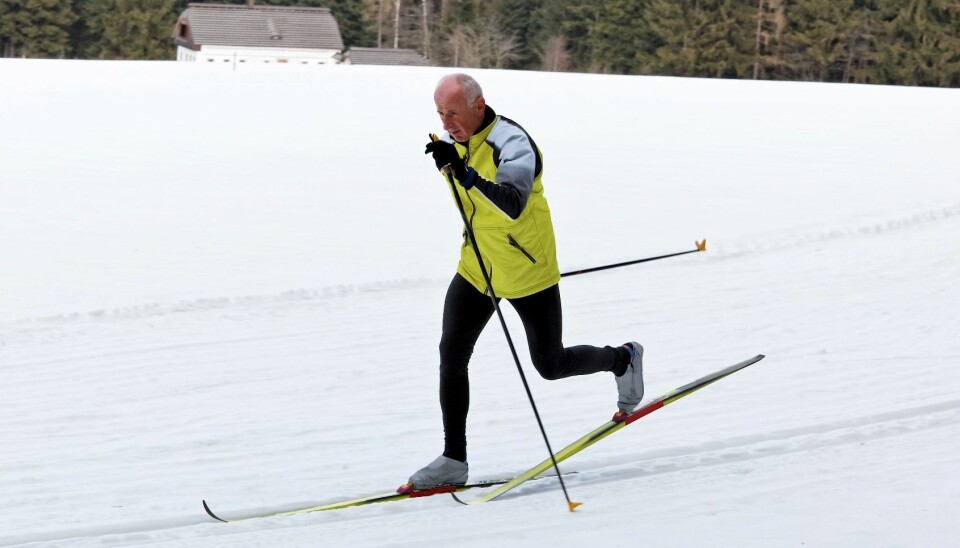 Cross-country skiing is a technical display of balanced forces. (Photo: Colourbox)