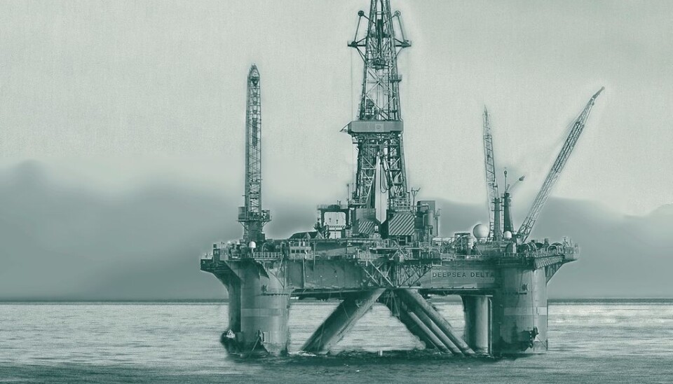 WHEN OIL SPILLS CROSS THE LINE: In 2010 Norway and Russia agreed on the location of the demarcation line between the two countries. “Although Norwegian authorities have taken the initiative on oil activity in the north and have recognised the need for strict compensation rules, they have chosen not to safeguard Russian interests,” says professor Erik Røsæg. (Illustration: Hanne Utigard.)