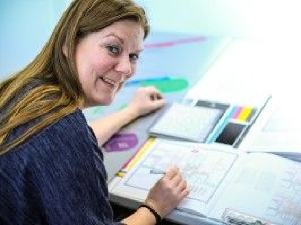 Anne Kristin Kvitle is a researcher at the Norwegian Colour and Visual Computing Laboratory (the Colour Lab at NTNU in Gjøvik). (Photo: Anders Gimmestad Gule, NTNU in Gjøvik)