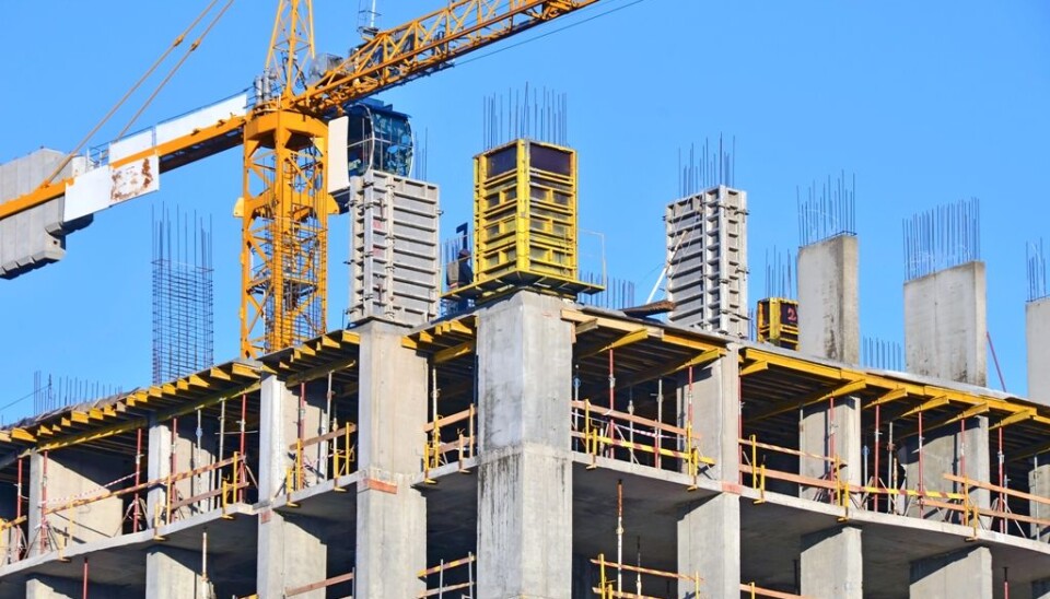According to SINTEF, enough concrete constructions are built each year worldwide to exceed the height of Mount Everest (equivalent to a 10,000 metre-high concrete block covering one square kilometer). (Illustrative photo: Colourbox.)
