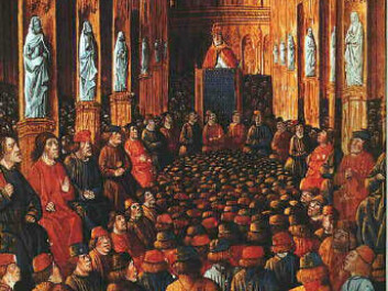 The Church councils Clermont in 1095, where Pope Urban II launched the Crusades. (Photo: Bibliothèque Nationale) The Church councils Clermont in 1095, where Pope Urban II launched the Crusades. (Photo: Bibliothèque Nationale)