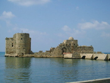 A coastal fort in Sidon that was established by Crusaders. The fort was built long after Sigurd was there in 1228. (Photo: Heretiq) A coastal fort in Sidon that was established by Crusaders. The fort was built long after Sigurd was there in 1228. (Photo: Heretiq)