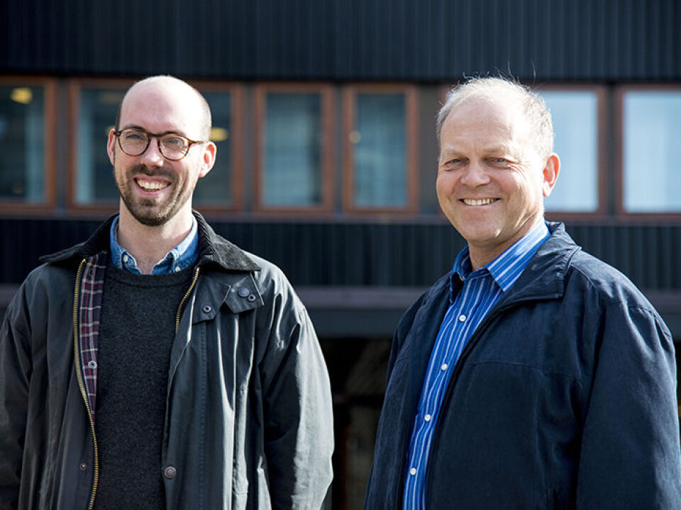 “Our objective is that C-REX will become the leading research community in the world on right-wing extremism,” say deputy director Anders Ravik Jupskås and director Tor Bjørgo. (Photo Tron Trondal/ UiO)