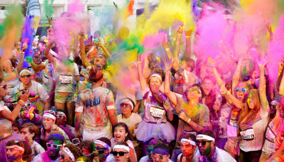 Participants from Romania’s Color Run - a celebration of health and delight in fitness. (Photo: aaltair / Shutterstock / NTB scanpix)