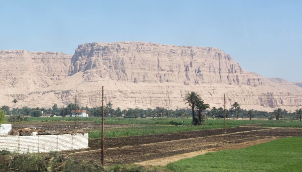 Jabal al-Tarif, the cliff where the Nag Hammadi Codices were discovered. (Photo: Hugo Lundhaug) Jabal al-Tarif, the cliff where the Nag Hammadi Codices were discovered. (Photo: Hugo Lundhaug)