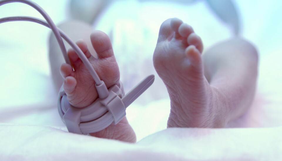 Premature and low birth weight babies are at greater risk of osteoporosis when they are adults. (Photo: Colourbox.)