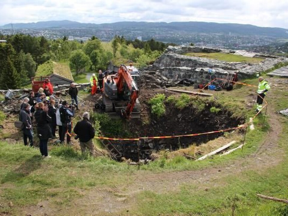 Overview of the Castle site. (Photo: NIKU)