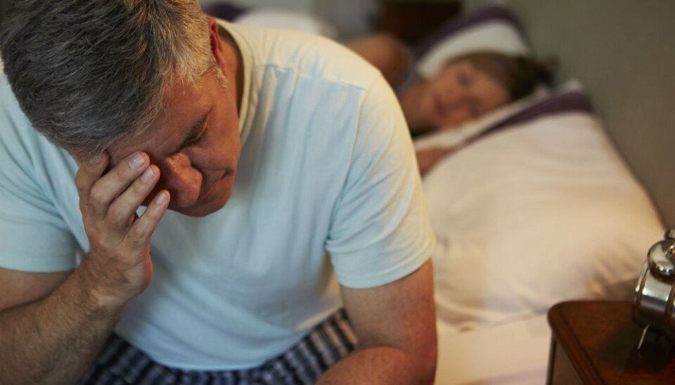 Sleepless nights? Fortunately, they aren’t necessarily linked to a risk of heart failure. (Illustrative photo: Colourbox.)