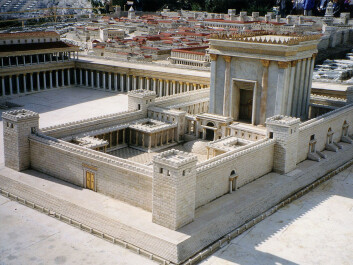 This is what the Temple in Jerusalem might have looked like before the Romans tore it down in 70 CE. Today, the Dome of the Rock mosque is at this location, known as the Temple Mount. The site is extremely important to Judaism, Islam and Christianity. (Photo: Juan R. Cuadra) This is what the Temple in Jerusalem might have looked like before the Romans tore it down in 70 CE. Today, the Dome of the Rock mosque is at this location, known as the Temple Mount. The site is extremely important to Judaism, Islam and Christianity. (Photo: Juan R. Cuadra)