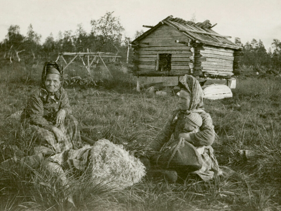 Väinö Tanner argued that the social systems of the Skolt Sami had been shaped by a rational adaptation to nature. (Photo: Väinö Tanner / Tromsø Museum - The University Museum)
