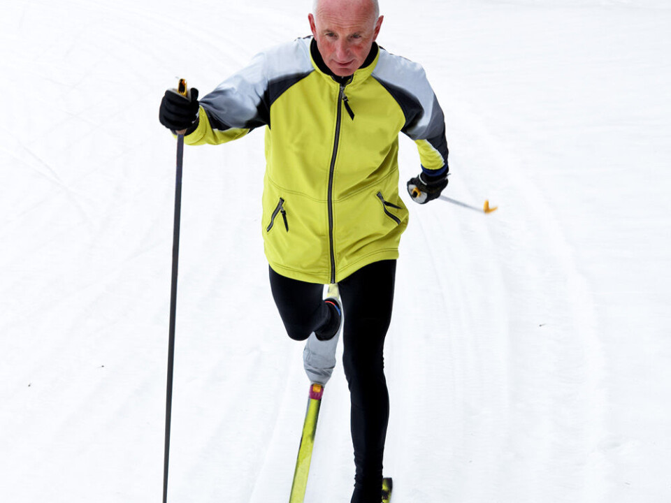 Skiing is an exellent form of exercise. (Photo: Colourbox)