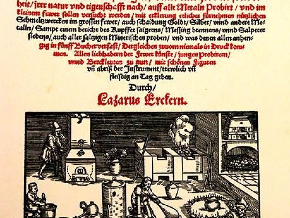 Ulseth and Lohne followed a 1574 recipe by the Saxon and Bohemian coin master Lazarus Ercker. (Photo: Idun Haugan, NTNU)