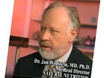 Screenshot from YouTube: Jan Wadstein promotes Tonalin CLA, a diet pill. (Facsimile from YouTube) Screenshot from YouTube: Jan Wadstein promotes Tonalin CLA, a diet pill. (Facsimile from YouTube)