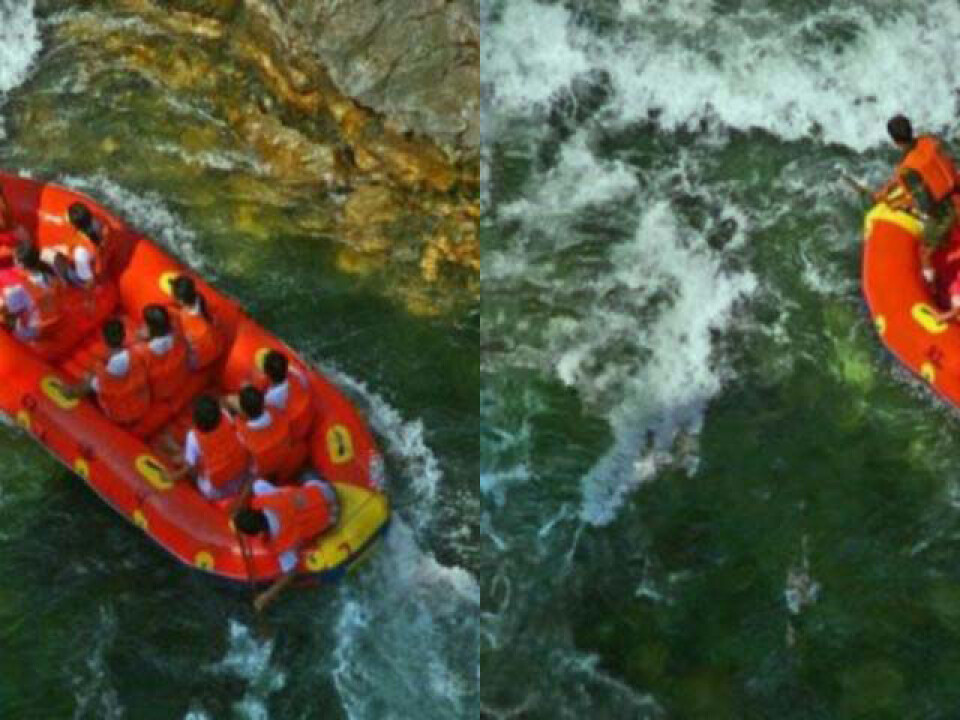 Rafting before and after the photo has been changed. Can you spot the differences? (Photo: Steven Le Moan, NTNU)