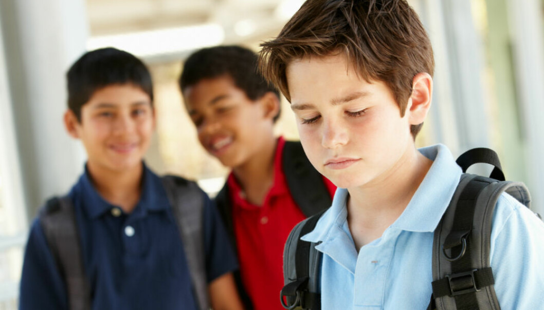 According to new research, boys bully most and are most bullied, also indirectly. (Illustrative photo: Colourbox)